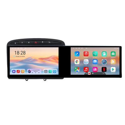 Navigatie Peugeot 308 Kit-038 Edotec 2 ecrane  8 core 4+128 21.6 inch Incell android Wifi 5Ghz gps internet