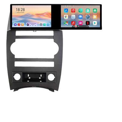 Navigatie Jeep Commander Edotec 2 ecrane  8 core 4+128 21.6 inch Incell android Wifi 5Ghz gps internet  Kit-commander