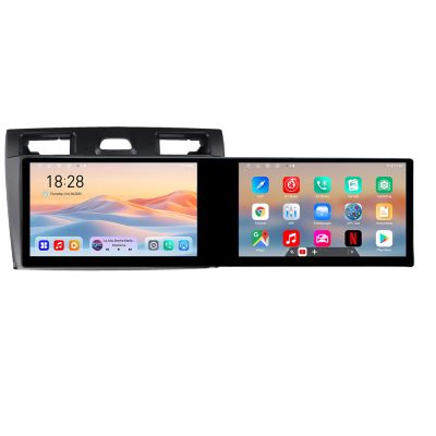 Navigatie Ford Fiesta MK5 2002-2008 Edotec 2 ecrane  8 core 4+128 21.6 inch Incell android Wifi 5Ghz gps internet  KIT-fiesta-mk5