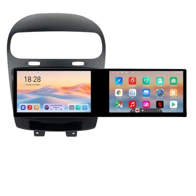 Navigatie Fiat Freemont Dodge Journey 2012-2019 Edotec 2 ecrane  8 core 4+128 21.6 inch Incell android Wifi 5Ghz gps internet 32 v1