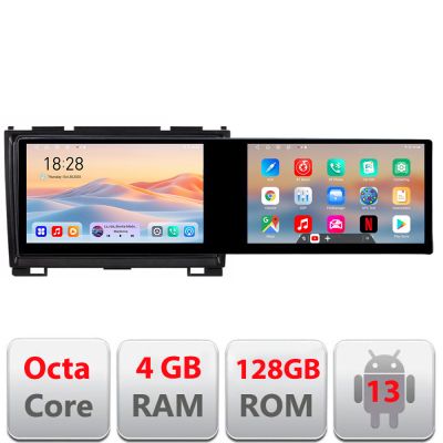 Navigatie Hummer H2 2008-2009 Edotec 2 ecrane  8 core 4+128 21.6 inch Incell android Wifi 5Ghz gps internet  v1