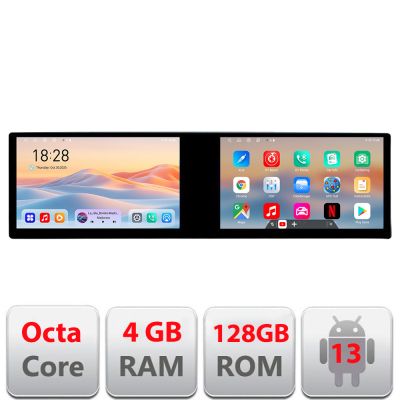 Navigatie Suzuki Splash Opel Agila 2008-2014 Edotec 2 ecrane  8 core 4+128 21.6 inch Incell android Wifi 5Ghz gps internet  kit-splash- v1