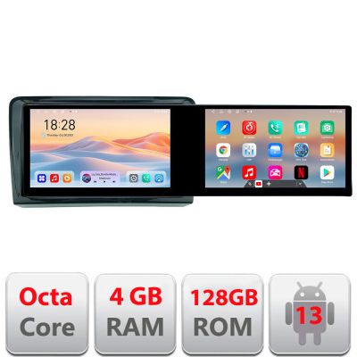 Navigatie VW PQB Kit-vw Edotec 2 ecrane  8 core 4+128 21.6 inch Incell android Wifi 5Ghz gps internet