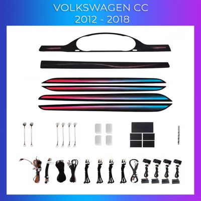 Lumini ambientale trimuri Volkswagen CC 2011-2016 AMB-VW-CC-2012 control din telefon sau sistemul original