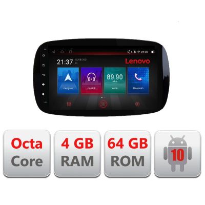 Navigatie Smart For Two 2015- E-Smart15 Octa Core cu Android Radio Bluetooth Internet GPS WIFI DSP 4+64GB 4G RESIGILAT