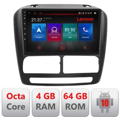 Navigatie Fiat Doblo 2010-2017 si Opel Combo 2010-2017 4+64 GB Octa Core LTE Android radio gps internet Kit-DOB RESIGILAT