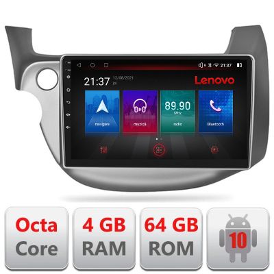 Navigatie Honda Fit 2008-2013 Android radio gps internet Octa Core 4+64 LTE Kit-fit-08+EDT-E509-PRO RESIGILAT