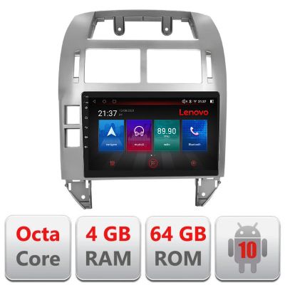Navigatie VW Polo 2004-2011 Android radio gps internet Octa Core 4+64 LTE Kit-polo+EDT-E509-PRO RESIGILAT