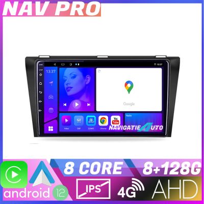 Navigatie Mazda 3 2009 2014 KIT 034 EDOTEC-LITE Android Ecran 720P Octa Core 8 128 Carplay