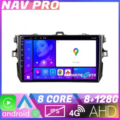 Navigatie Toyota Corolla KIT 063 EDOTEC-LITE Android Ecran 720P Octa Core 8 128 Carplay