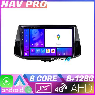 Navigatie Hyundai I30 2017 KIT 1041 EDOTEC-LITE Android Ecran 720P Octa Core 8 128 Carplay