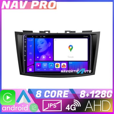 Navigatie Suzuki Swift 2010 2017 KIT 179 EDOTEC-LITE Android Ecran 720P Octa Core 8 128 Carplay
