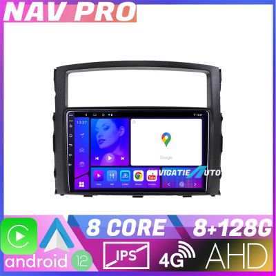 Navigatie Mitsubishi Pajero KIT 452 EDOTEC-LITE Android Ecran 720P Octa Core 8 128 Carplay