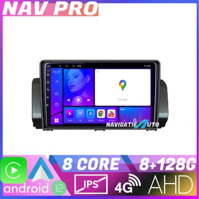 Navigatie Dacia Logan Sandero Jogger LOGAN 2022 fara ecran de fabrica EDOTEC-LITE Android Ecran 720P Octa Core 8 128 Carplay