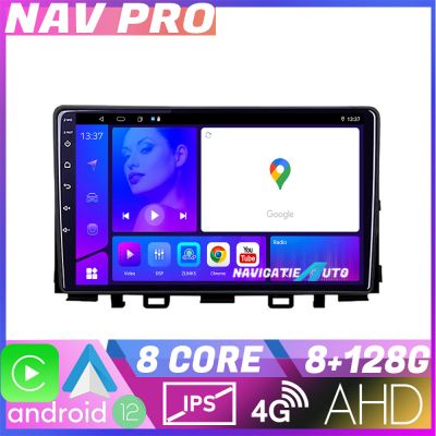 Navigatie Kia Stonic 2016 2020 EDOTEC-LITE Android Ecran 720P Octa Core 8 128 Carplay