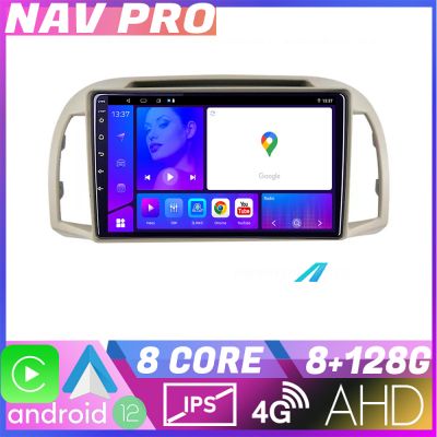 Navigatie Nissan Micra 2002 2010 EDOTEC-LITE Android Ecran 720P Octa Core 8 128 Carplay