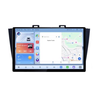 Navigatie dedicata Subaru Outback 2014-2019 sau Subaru XV 2017-2018 N-OUTBACK5 Edonav ecran 13" 1K 4+64 Android Waze USB Navigatie 4G 360 Toslink Yout
