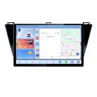 Navigatie dedicata VW Tiguan 2016- N-5883 Edonav ecran 13" 1K 4+64 Android Waze USB Navigatie 4G 360 Toslink Youtube Radio KIT