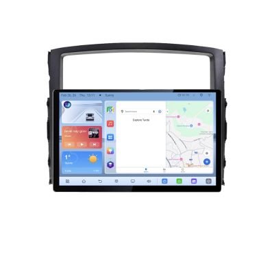Navigatie dedicata Mitsubishi Pajero N-452 Edonav ecran 13" 1K 4+64 Android Waze USB Navigatie 4G 360 Toslink Youtube Radio KI
