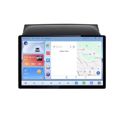 Navigatie dedicata Mitsubishi L200 2006-2014 N-094 Edonav ecran 13" 1K 4+64 Android Waze USB Navigatie 4G 360 Toslink Youtube