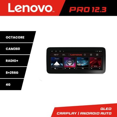 Navigatie grupul VW K-933 Lenovo PRO 8+256 12.3 inch qled android 4G DSP gps internet  8Core
