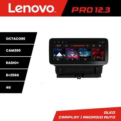 Navigatie Audi Q3 2011-2018 Lenovo PRO 8+256 12.3 inch qled android 4G DSP gps internet Kit-q3