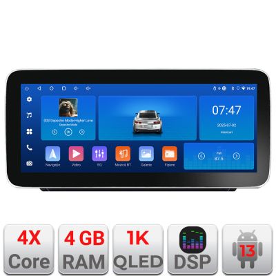 Navigatie Peugeot 2008 2020- Edotec 4+64 12.3 inch Incell 1K android Wifi 5Ghz gps internet  Kit-209-2020