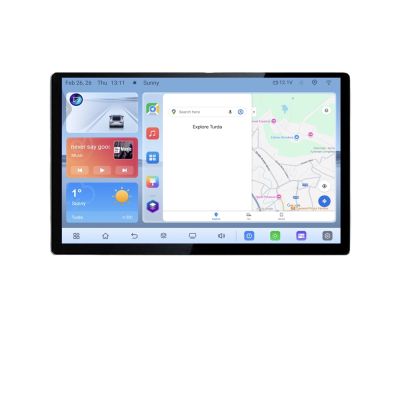 Navigatie universala KIT-1DIN Edotec ecran 13",Octacore,4Gb RAM,64Gb Hdd,4G,360,DSP,Carplay,Bluetooth