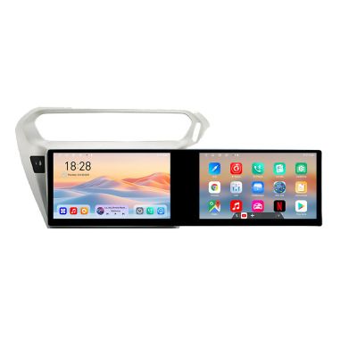 Navigatie Peugeot 301 Citroen Kit-Elisee Kit-301 Edotec 2 ecrane  8 core 4+128 21.6 inch Incell android Wifi 5Ghz gps internet S v1