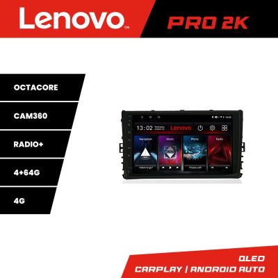 Navigatie Toyota Auris Corolla 2017-2018 Lenovo Kit-auris-2017 8 core QLED 2K 4+64 360 Android Waze USB Navigatie Internet Youtube Radio