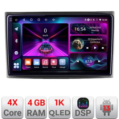 Navigatie Ford Transit 2019- varianta cu radio cd simplu Android radio gps internet 4+64 InCell Display 1K Kit-transit-2019-a+EDT-E209-RK