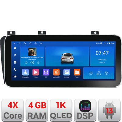 Navigatie dedicata Volvo S60 2002-2008 Edotec 4+64 12.3 inch Incell 1K android Wifi 5Ghz gps internet Kit-s60-02