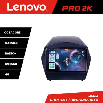 Navigatie Hyundai IX35 Lenovo Kit-361 8 core QLED 2K 12+256 360 Android Waze USB Navigatie Internet Youtube Radio