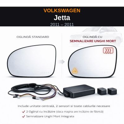 Senzor unghi mort Volkswagen Jetta 2011-2011 — oglindă dedicată