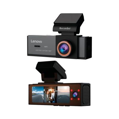 Camera DVR Lenovo Q7 Full HD Wfii HDR ecran tactil 2.4 inch - 3 camere