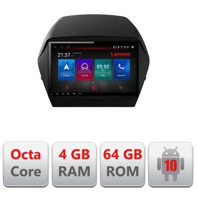 Navigatie Hyundai IX35 E-361 Octa Core cu Android Radio Bluetooth Internet GPS WIFI DSP 4+64GB 4G ecran 10"