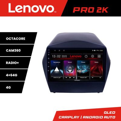 Navigatie Hyundai IX35 Kit-361 8 core QLED 2K 4+64 360 Android Waze USB Navigatie Internet Youtube Radio