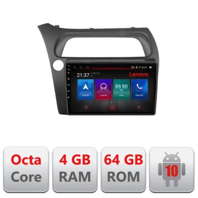 Navigatie Honda Civic Hatchback 2006-2012 E-hatchback Octa Core cu Android Radio Bluetooth Internet GPS WIFI DSP 4+64G RESIGILAT