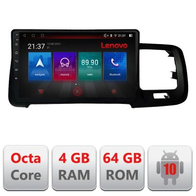 Navigatie Volvo S60 2014-2018 cu sistem Sensus Connect E-s60-14 Octa Core cu Android Radio Bluetooth Internet GPS WIFI RESIGILAT